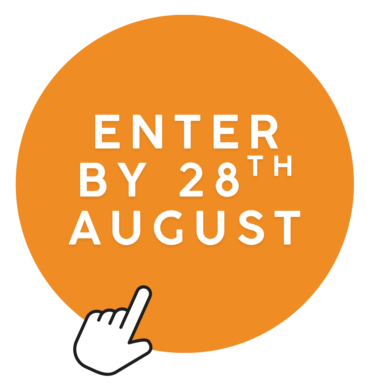Enter by 28th August