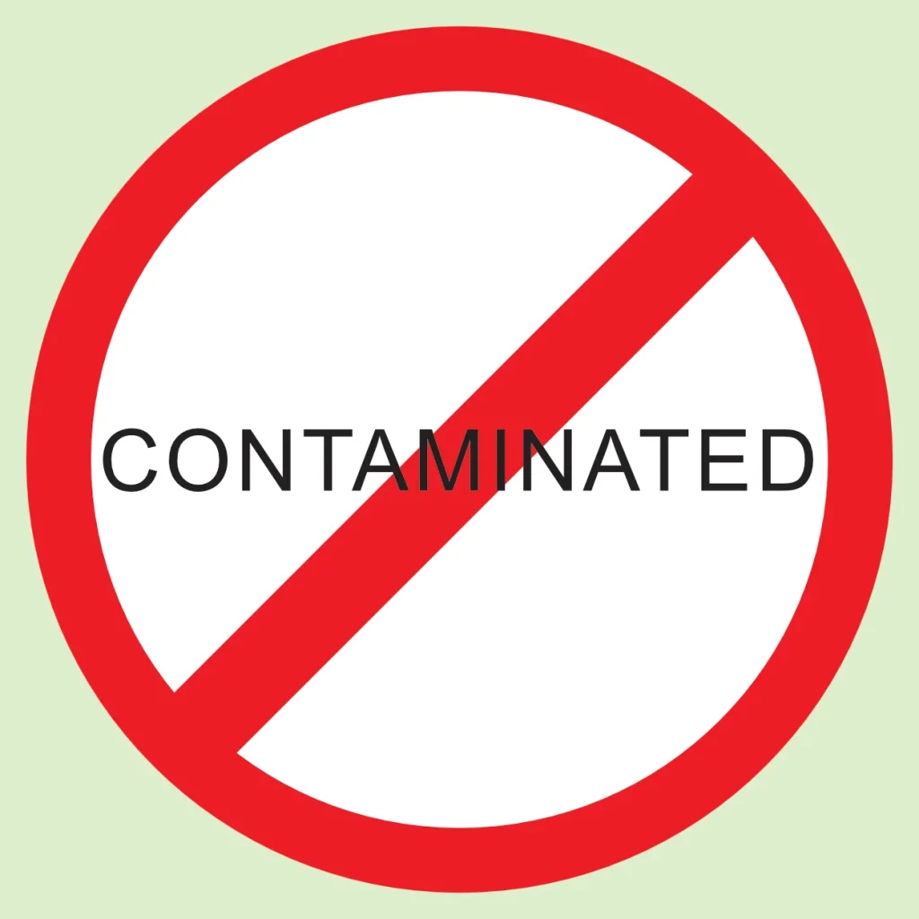 Contaminated Sticker