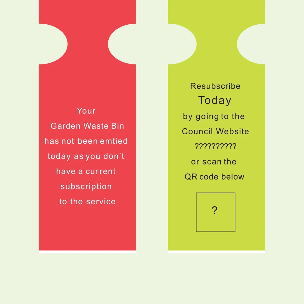 Resubscription Reminder Bin Tag